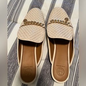 Tory Burch cream size 11 mules